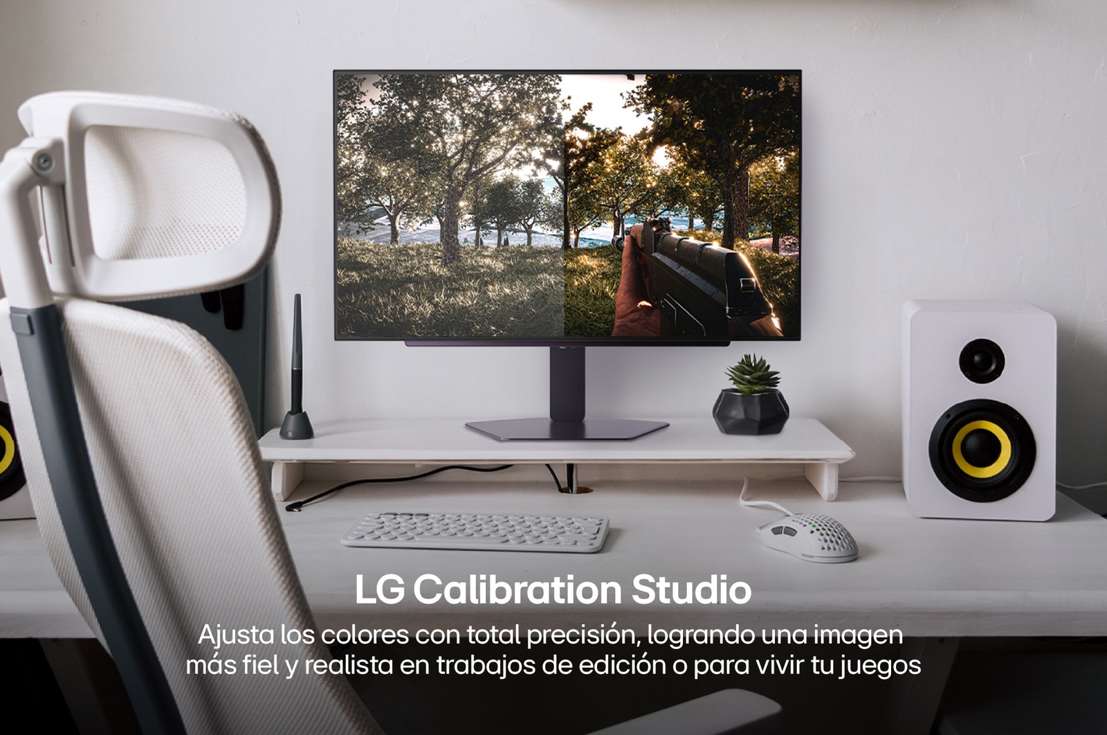 LG Colbration Studio Monitor LG UltraGear™ GX7 OLED QHD